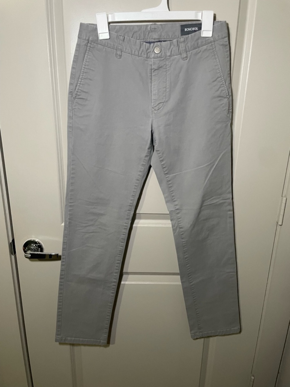 Bonobos Light Gray Slim Chinos